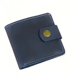 Кошелек GS кожаный синий