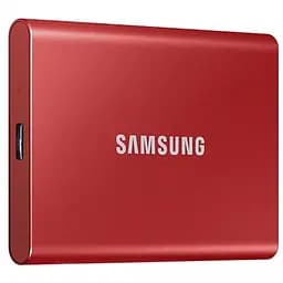 Зовнішній SSD накопичувач Samsung T7 1 TB Red (MU-PC1T0R/WW) [53624]