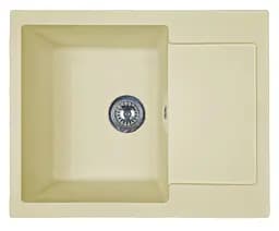 Кухонна мийка Adamant MINIMAL ivory 615x495x200 мм, з крилом 61,5 см