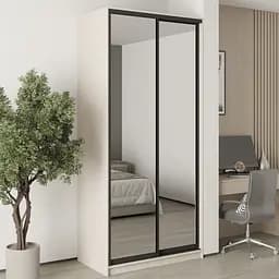 Шкаф-купе двухдверный MebelStar Стандарт BG 2 Зеркала 110x60x240 см Кашемир (MBS-10391)