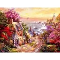 Алмазна мозаїка за номерами Шторм, 30x40 см, полотно на рамі