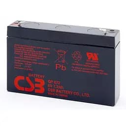 Аккумуляторная батарея для ИБП CSB AGM 6 V / 7.2 А*ч (GP672)
