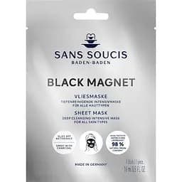 Маска тканевая Sans Soucis Black Magnet Очищающая 16 мл