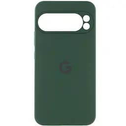 Чохол Silicone Cover Lakshmi Full Camera (AAA) with Logo для Google Pixel 9 Pro Зелений / Cyprus Green