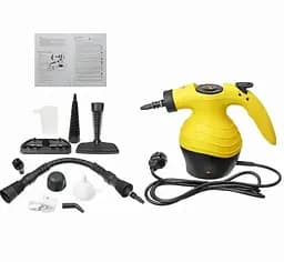Ручний відпарювач 9 в 1 з насадками 1200Вт Steam Cleaner Crownberg CB 3141 пароочисник для збирання 350мл - мініатюра 5