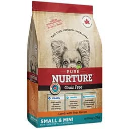 Сухий корм Pure Nurture для собак малих та дрібних порід на всіх стадіях життя, рецепт з ягням та горохом 2 кг