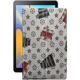 Чохол StatusCASE з екошкіри для планшету Samsung Galaxy Tab A 10.5 (T590) Луі-Вітон-білий
