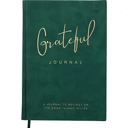 Блокнот діловий Buromax Grateful А5 96 арк. без лініювання обкладинка штучна шкіра зелений (BM.295019-04)