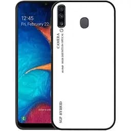 Чохол-бампер Primolux Gradient Glass для Samsung Galaxy M30 2019 (SMM305) White