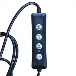 Кільцева Led-лампа 33 см LJJ-33 з тримачем для телефона 3 режими + RGB - мініатюра 4