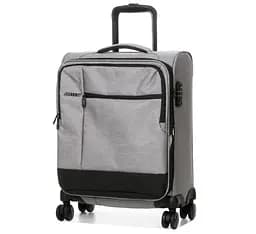 Валіза маленька S тканинна Airtex 6659 54x40x23см 50л Срібна