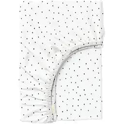 Простирадло Cosas на резинці 80х160 dots, білий (DotsBlackWhite_80x160x20)