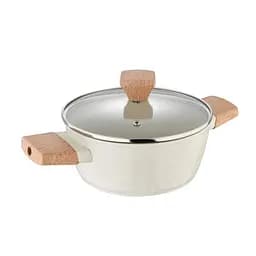 Каструля з кришкою Bergner Naturally 20 см 2.4 л (BG-34745-CR) - мініатюра 1