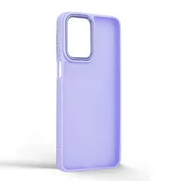 Противоударный чехол для Motorola G55 5G, Frame, фиолетовый, панель-накладка, термополиуретан TPU + поликарбонат PC, защита всего корпуса, защита кнопок и камеры, устойчив к деформациям, ArmorStandart (ARM81264) - мініатюра 2
