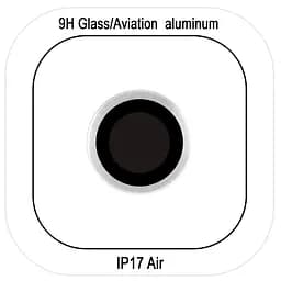 Захисне скло Metal Classic на камеру (у упак.) для Apple iPhone 17 Air (6.5) Срібний / Silver