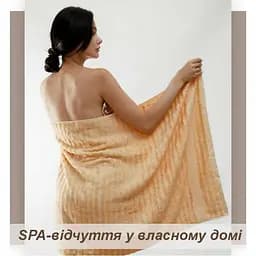 Набір рушників Lovely Svi 3 шт.:70 x 140 см, 50 x 90 см, 33 x 33 см Світло Коричневий (701403) - мініатюра 4
