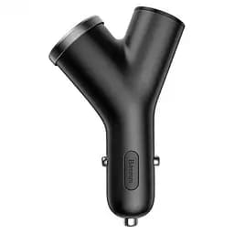 Автомобільний зарядний пристрій Baseus Y type dual USB+cigarette lighter extended carcharger CCALL-YX01