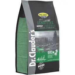 Сухой корм для взрослых собак миниатюрных и малых пород Dr.Clauder’s Sensitive Mini Adult Lamb & Rice ягненок и рис 400 г