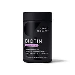 Біотин Sports Research Biotin 5000 mcg Extra Stregth, 120 капсул