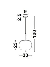Підвіс Nova Luce LATO 9624071 - мініатюра 9