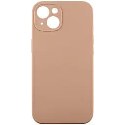 Чохол Epik Silicone Case Full Camera Protective (AA) NO LOGO для Apple iPhone 15 (6.1) Бежевий / Desert Gold
