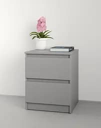 Приліжкова тумба MebelStar Нео 40x43x53 см Сіра мишка (MBS-1182)