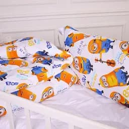 Набір дитячий MirSon зима Kids Time 20-0036 Minions 110x140 см EcoSilk: ковдра з подушкою (2200009665332)