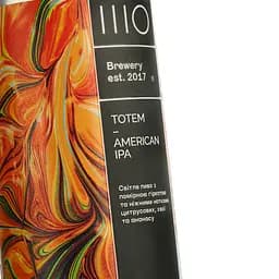 Пиво Sho Brewery Totem світле нефільтроване 6% 0.33 з/б - мініатюра 3