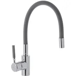 Змішувач для кухні з силіконовим виливом Mixxus  Premium Rio 011 Сірий (MI5816)