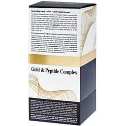 Крем-сироватка для обличчя Dr. Sea Gold Ліфтинг-ефект з золотом і пептидним комплексом 30 мл (501422) - мініатюра 4
