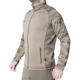 Кофта Fahrenheit Power Grid Full Zip Camo XL/R Khaki - мініатюра 2