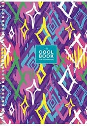 Зошит для записів Student А5, в клітинку, спіраль, 80л., Ромбовий принт (A5-SC-080-6090K)