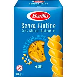 Макаронні вироби Barilla Fusilli Senza Glutine без глютену 400 г