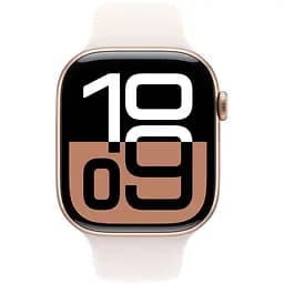 Смарт-годинник Apple Watch Series 10 GPS, 46mm, Rose Gold, Light Blush Sport Band, M/L (Grade B) Seller Refurbished - мініатюра 2