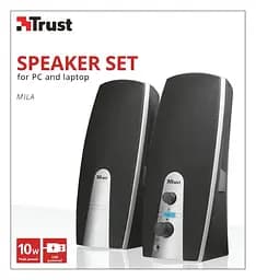 Комп'ютерні колонки Trust Mila Speaker Set Black - мініатюра 10