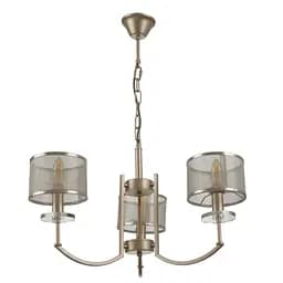 Люстра подвесная Brille с абажуром E14 40W G (BKL-498S/3)