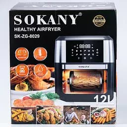 Аерогриль-фритюрниця SOKANY SK-ZG-8029 на 12 літрів, чорний Sokany SKZG8029 - мініатюра 7