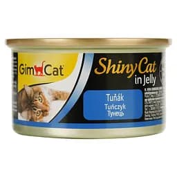 Влажный корм для кошек GimCat ShinyCat in Jelly, с тунцом, 70 г