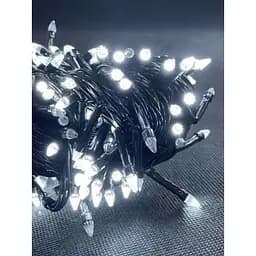 Новорічна LED гірлянда Конус 18 метрів 300 яскравих биліх лампочок