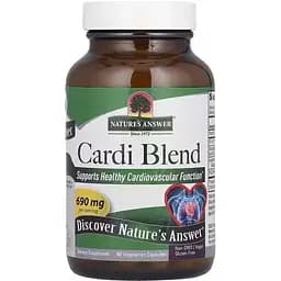 Кардіо-комплекс Nature's Answer Cardi Blend підтримка серцево-судинної системи 60 капсул