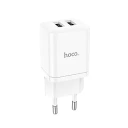 Адаптер сетевой HOCO Maker dual port charger N25 | 2USB, 2.1A |
