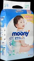 Підгузки Moony 3 (6-11 кг), 64 шт. - мініатюра 2