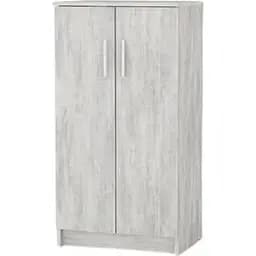 Шкаф с полками для одежды и обуви Forte Felix 1080x562x402 мм Бетон (id27-0000-19-beton)