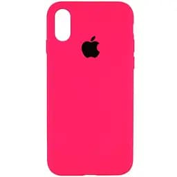 Чохол Epik Silicone Case Full Protective AA для Apple iPhone XS Max 6.5 Рожевий/Barbie pink