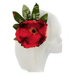 Брошка-заколка Мак