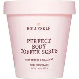 Скраб для идеально гладкой кожи Hollyskin Perfect Body Coffee Scrub Pink Chocolate с маслом ши и скваланом 300 г