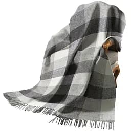 Плед Love You 170x210 см сіро-чорний (4714)