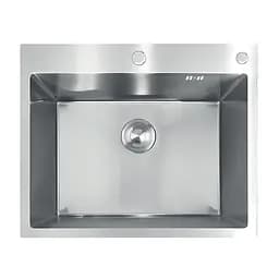 Кухонная мойка из нержавеющей стали Mixxus MH6050 Decor Nano-Silver MI7043, Decor