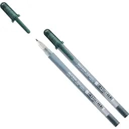 Ручка гелевая Sakura Metallic Зеленый хаки