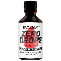 Сахарозаменитель BiotechUSA Zero Drops Strawberry ароматизированный жидкий 50 мл